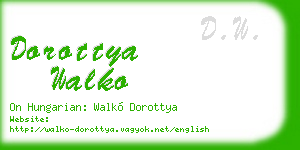 dorottya walko business card