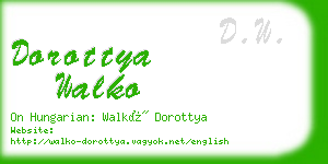 dorottya walko business card